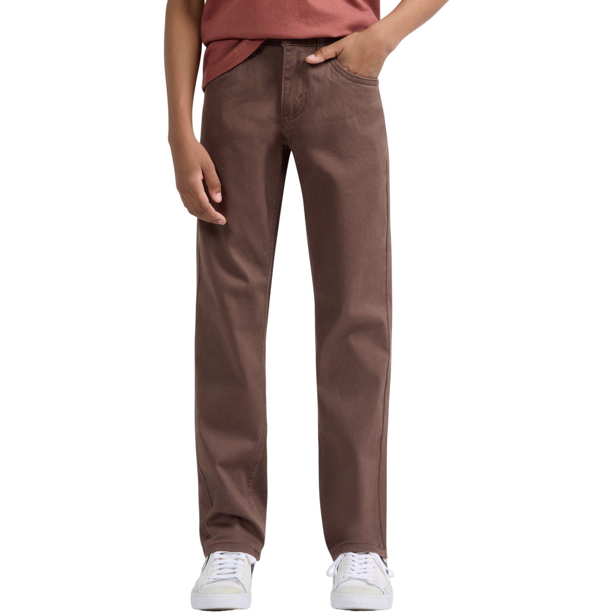 Levi's Big Boys' 511 Slim Fit Soft Brushed Sueded Pants - Brown - BROWN